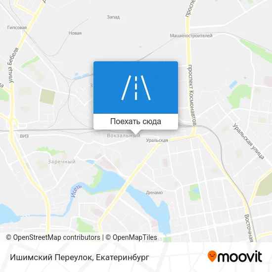 Карта Ишимский Переулок