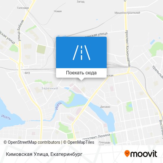 Карта Кимовская Улица