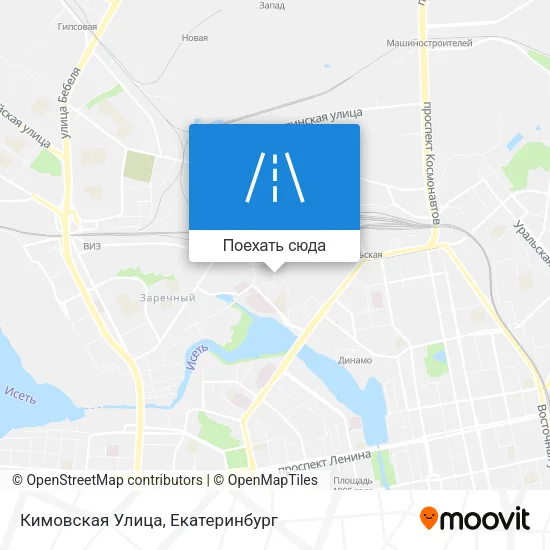 Карта Кимовская Улица