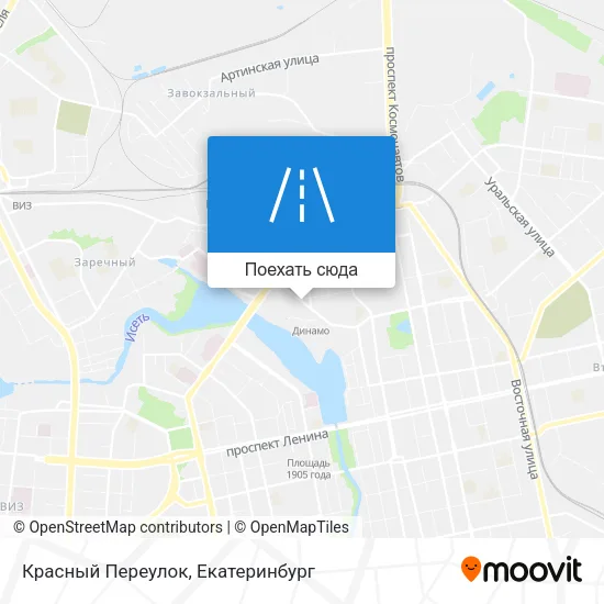 Карта Красный Переулок