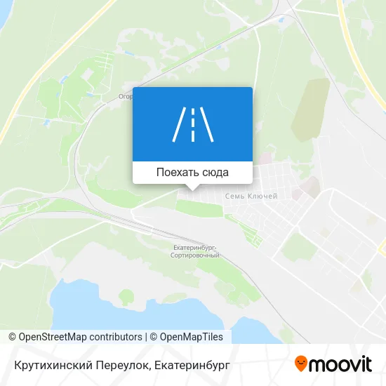 Карта Крутихинский Переулок