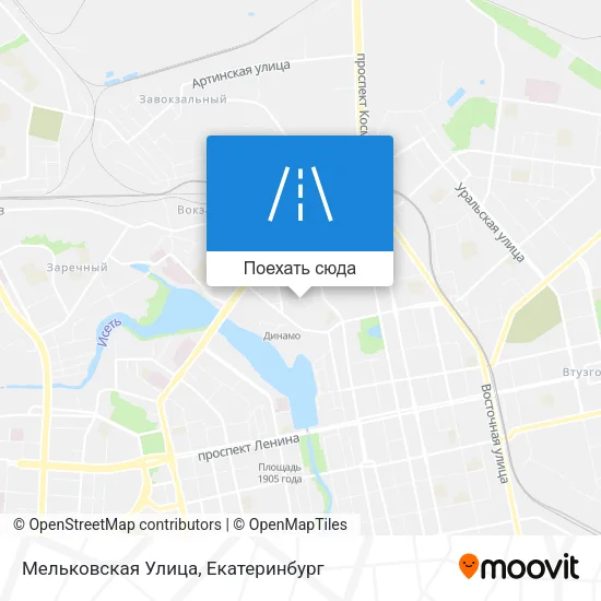 Карта Мельковская Улица