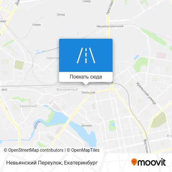 Карта Невьянский Переулок