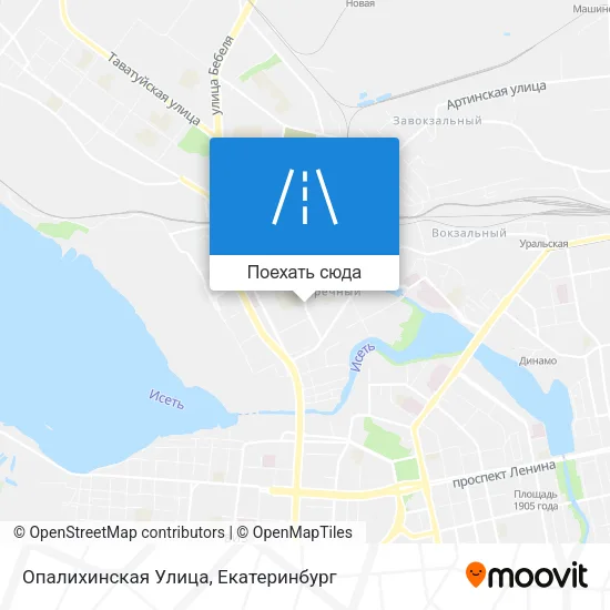 Карта Опалихинская Улица
