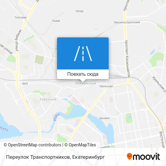 Карта Переулок Транспортников