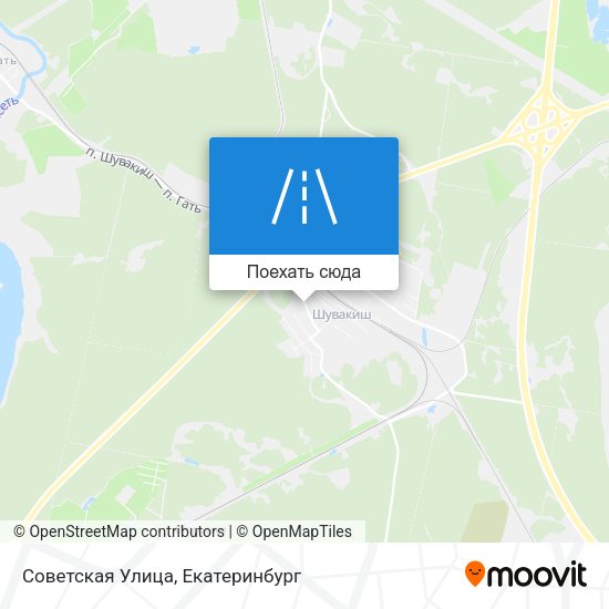 Карта Советская Улица