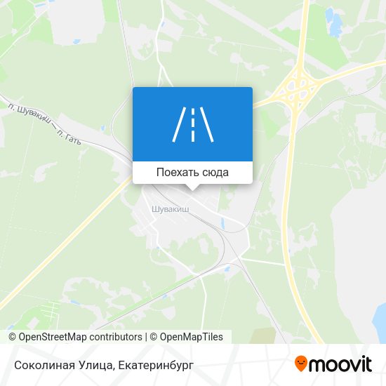 Карта Соколиная Улица