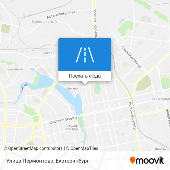 Карта Улица Лермонтова