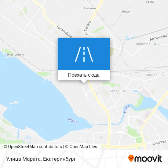Карта Улица Марата