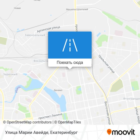 Карта Улица Марии Авейде