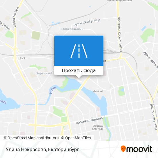 Карта Улица Некрасова