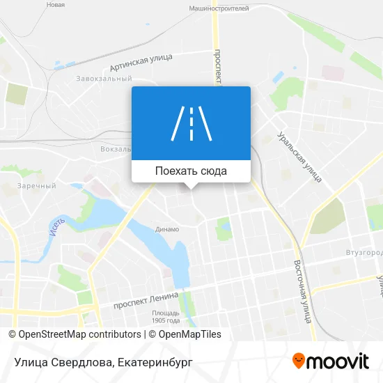 Карта Улица Свердлова