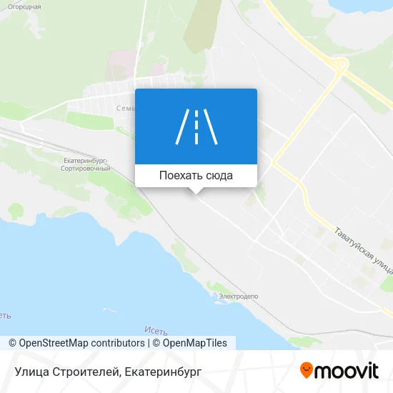 Карта Улица Строителей