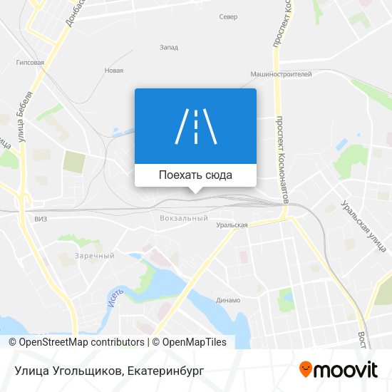 Карта Улица Угольщиков