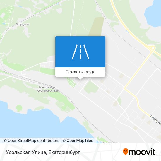 Карта Усольская Улица
