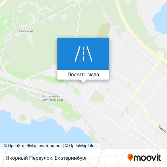 Карта Якорный Переулок