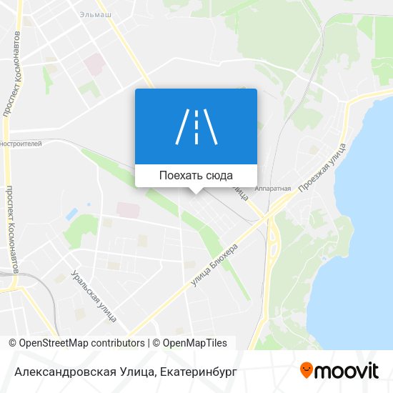 Карта Александровская Улица