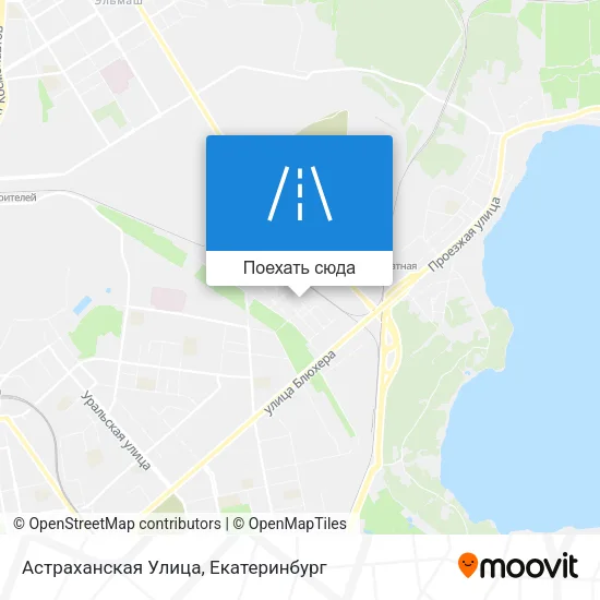 Карта Астраханская Улица