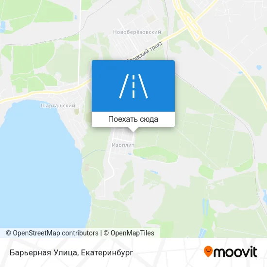 Карта Барьерная Улица