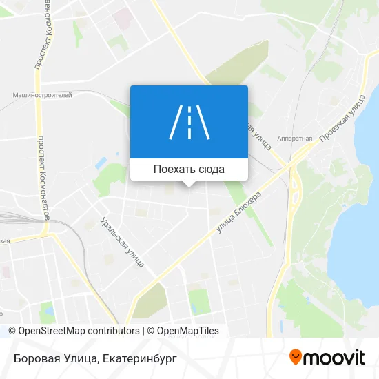 Карта Боровая Улица