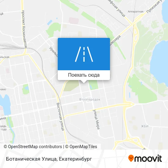 Карта Ботаническая Улица