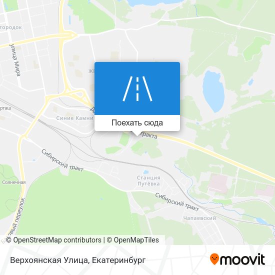 Карта Верхоянская Улица
