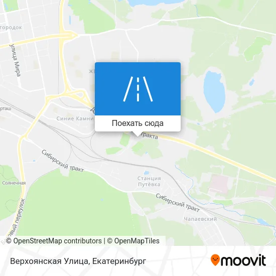 Карта Верхоянская Улица