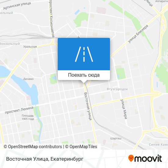 Карта Восточная Улица