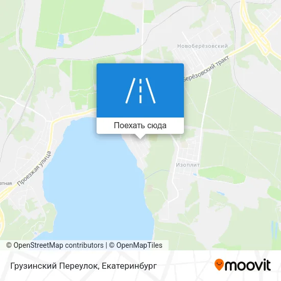 Карта Грузинский Переулок