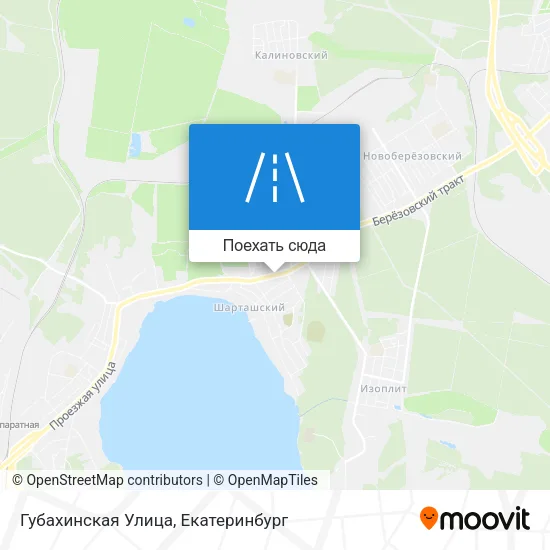 Карта Губахинская Улица