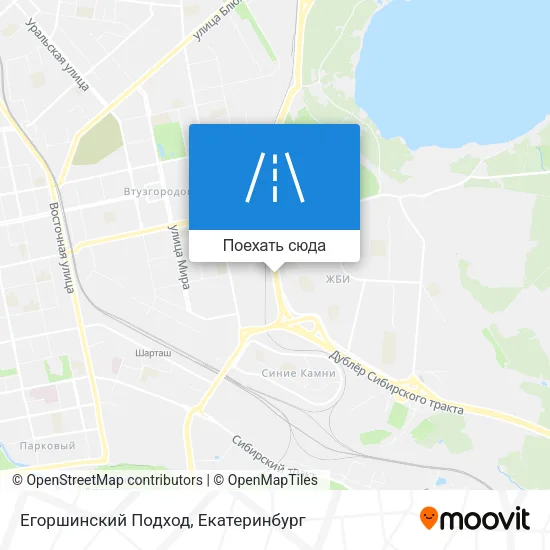 Карта Егоршинский Подход