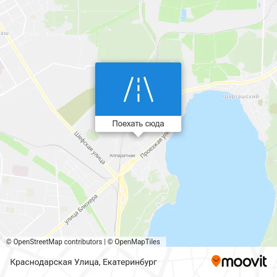 Карта Краснодарская Улица