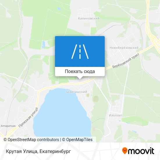 Карта Крутая Улица