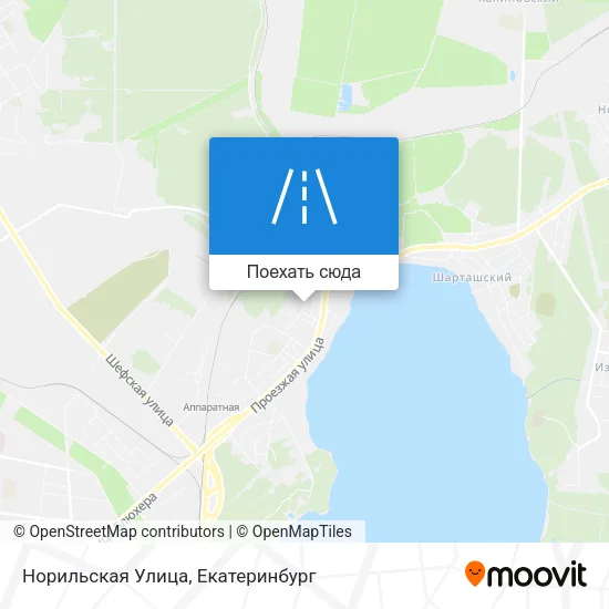 Карта Норильская Улица