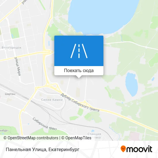 Карта Панельная Улица