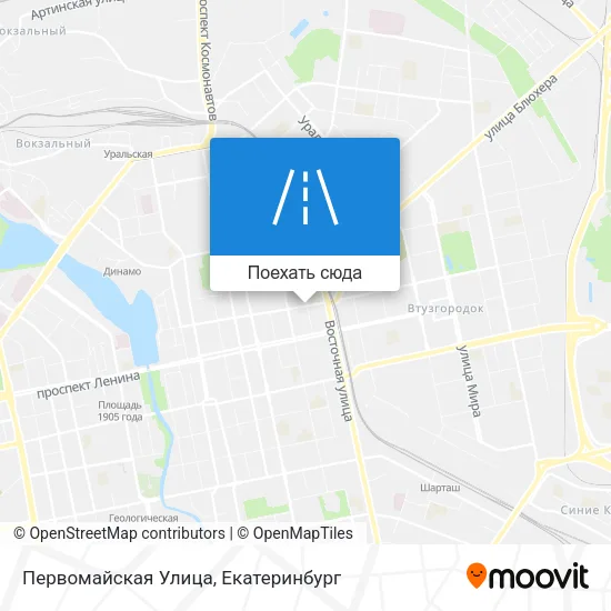 Карта Первомайская Улица