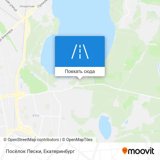 Карта Посёлок Пески