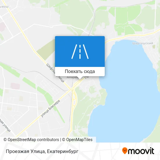 Карта Проезжая Улица