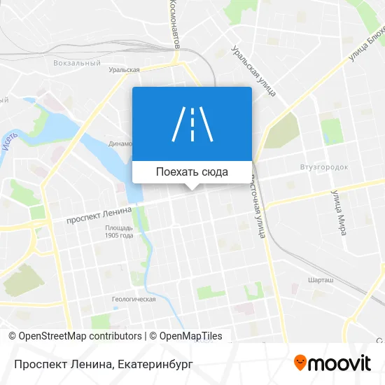 Карта Проспект Ленина