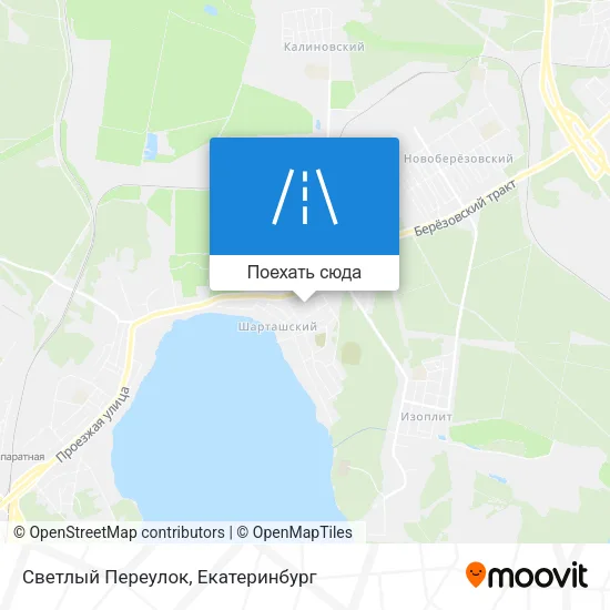 Карта Светлый Переулок