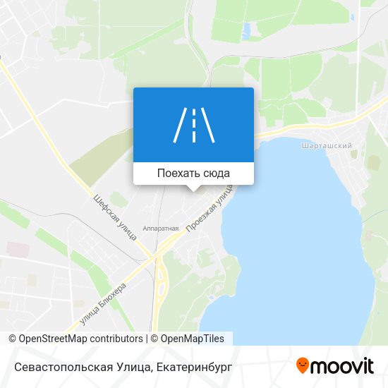 Карта Севастопольская Улица