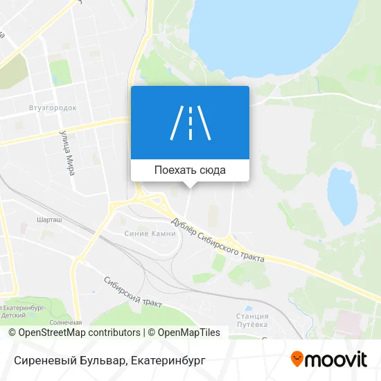 Карта Сиреневый Бульвар