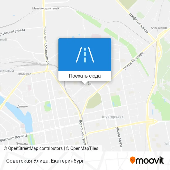 Карта Советская Улица