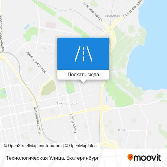 Карта Технологическая Улица