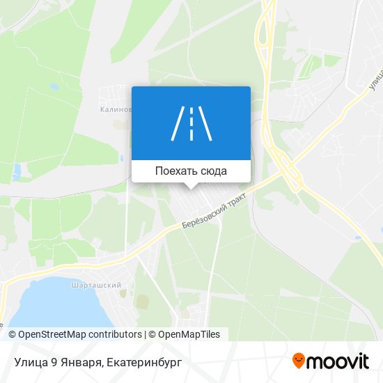 Карта Улица 9 Января
