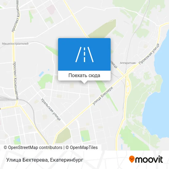 Карта Улица Бехтерева