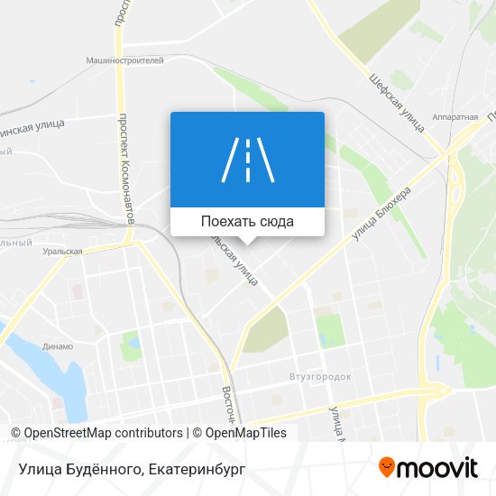 Карта Улица Будённого