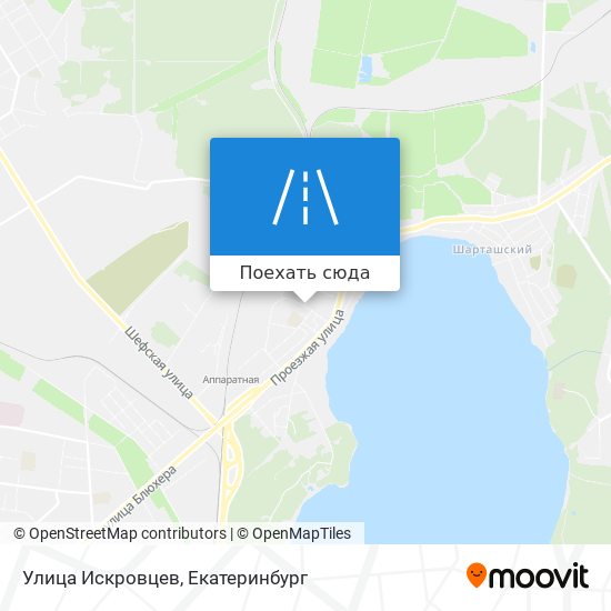Карта Улица Искровцев