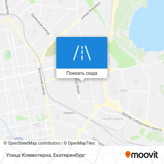 Карта Улица Коминтерна