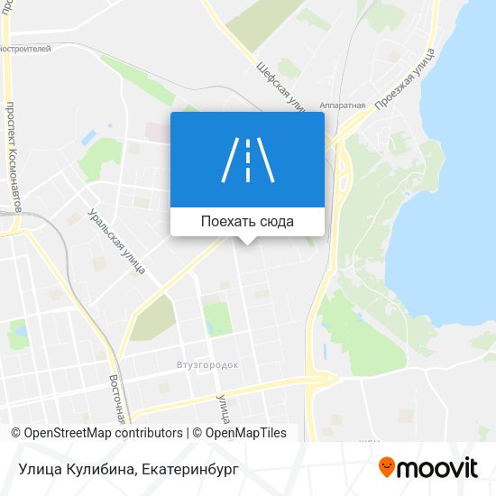 Карта Улица Кулибина